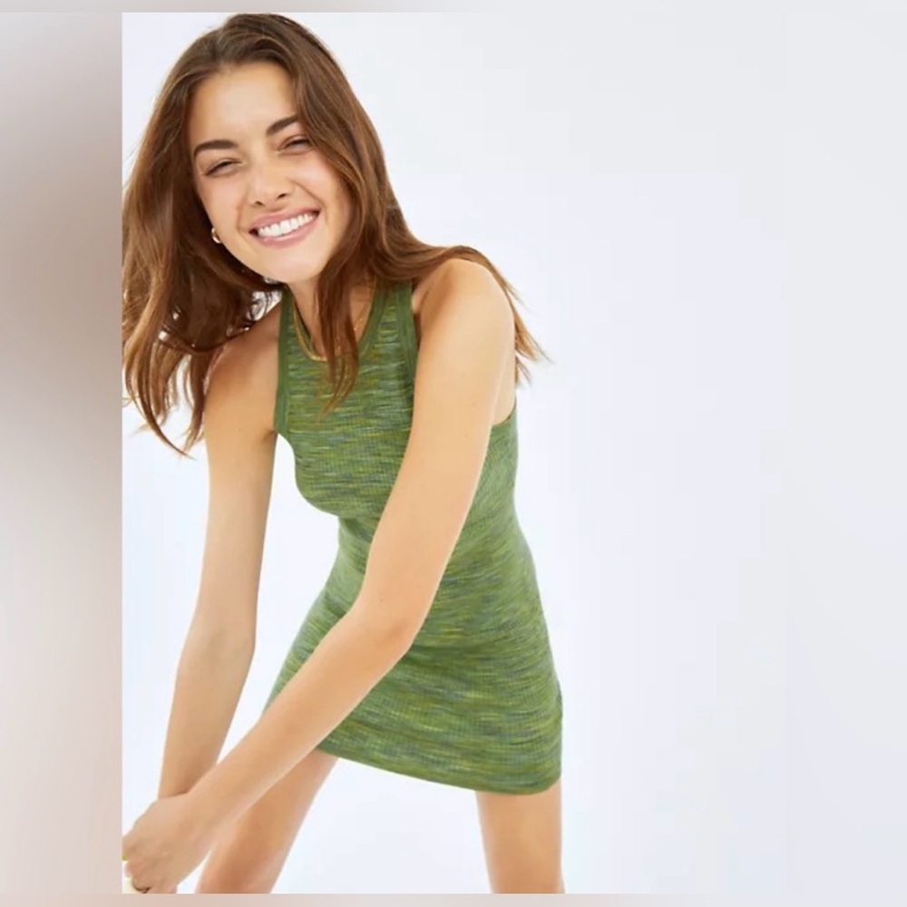 Aritzia Sunday Best Jodie Crew Neck Tank Bodycon Mini Dress Size XS